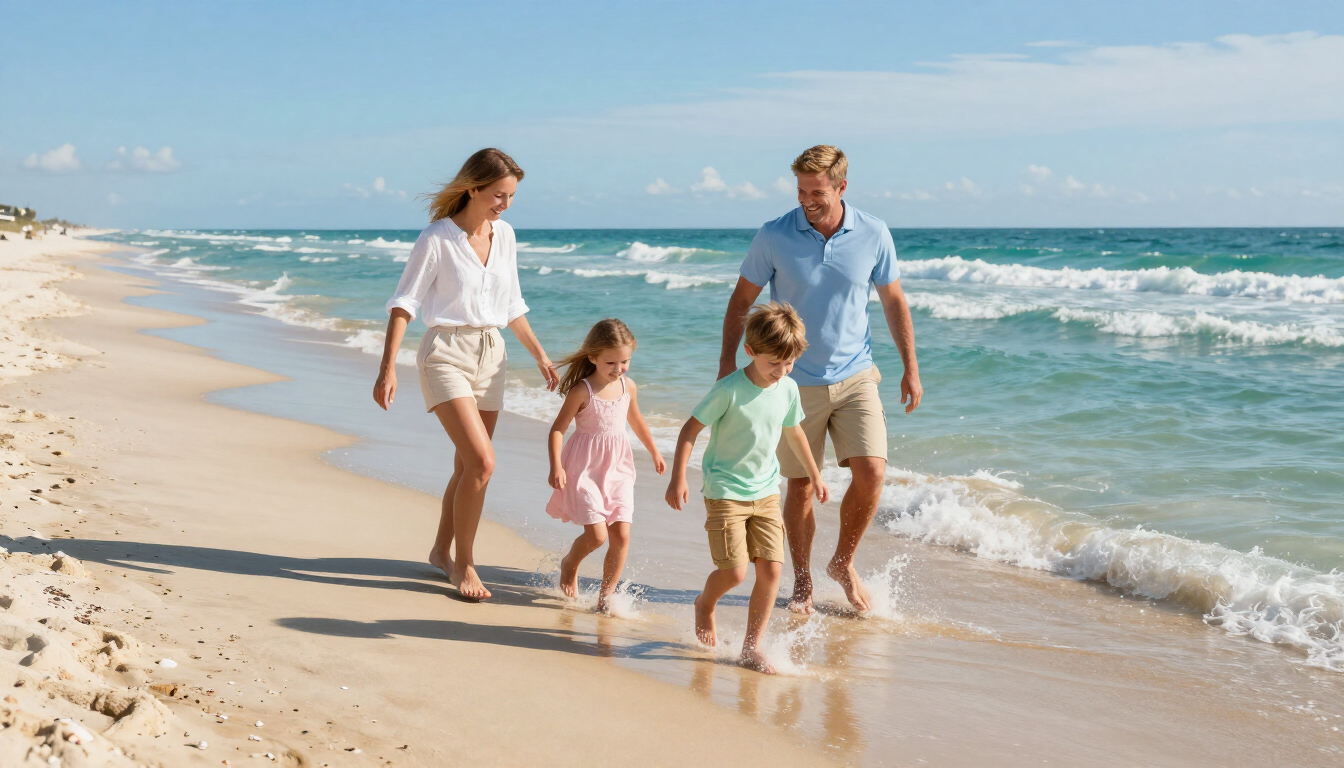 Family on Myrtle Beach