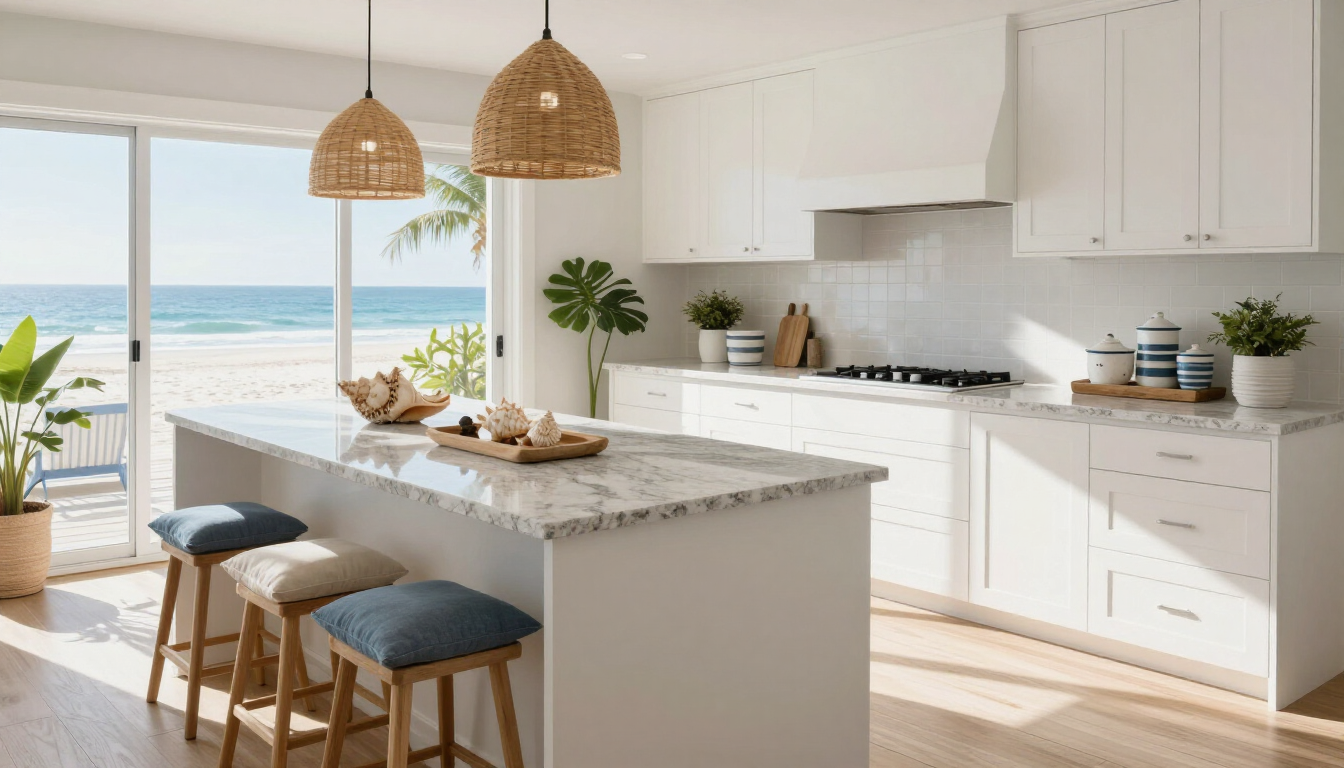 Modern Beach House Kitchen