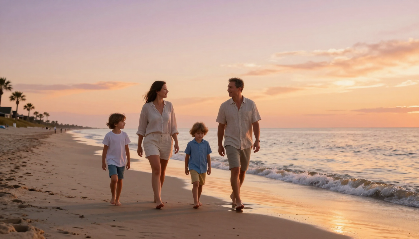 Family on the Beach
